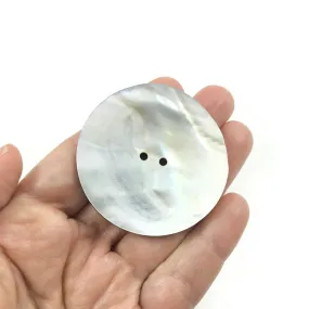 2 inches big mother of pearl shell button 5cm