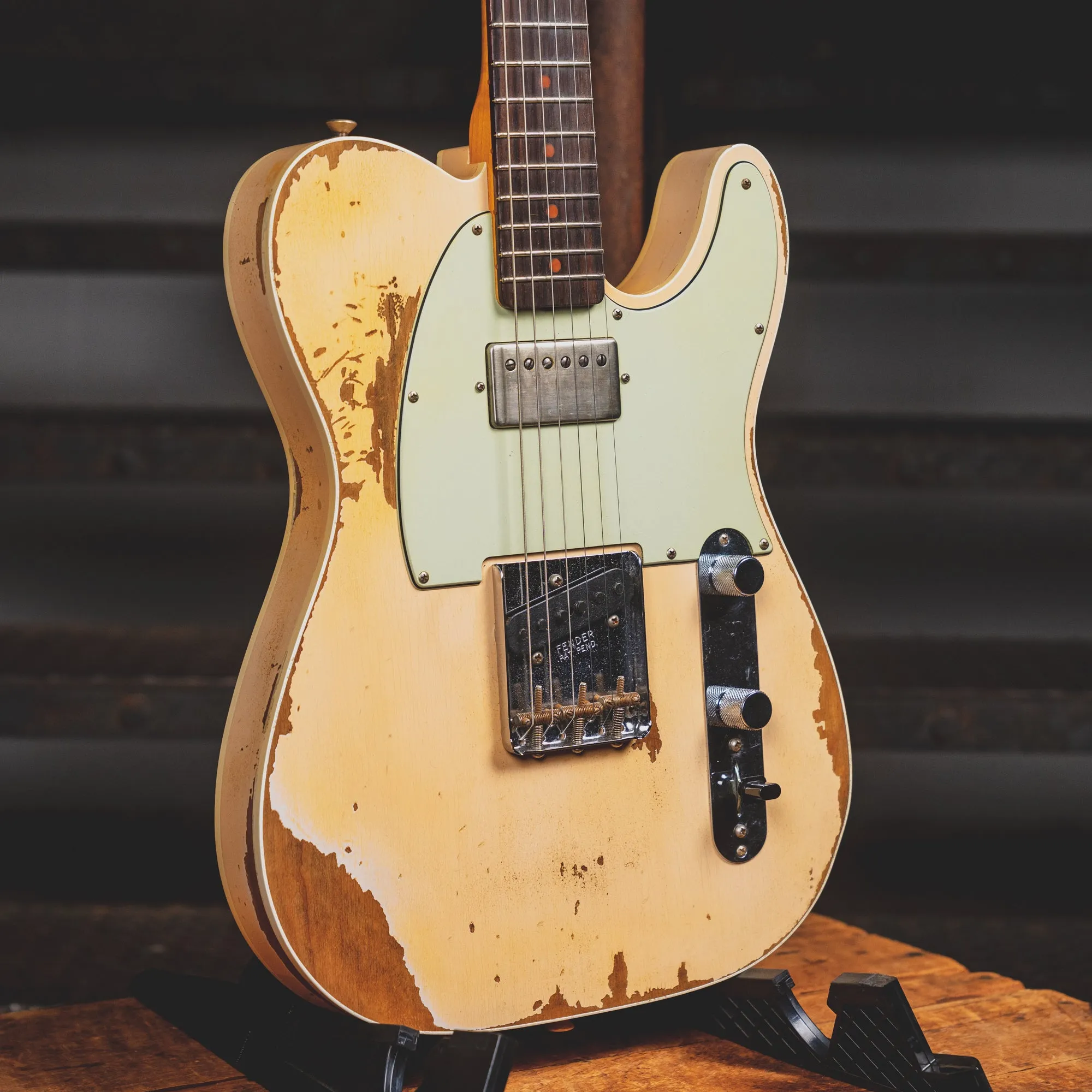2017 Fender Custom Shop 60's HS Telecaster Super Faded Aged Shell Pink Heavy Relic W/ OHSC