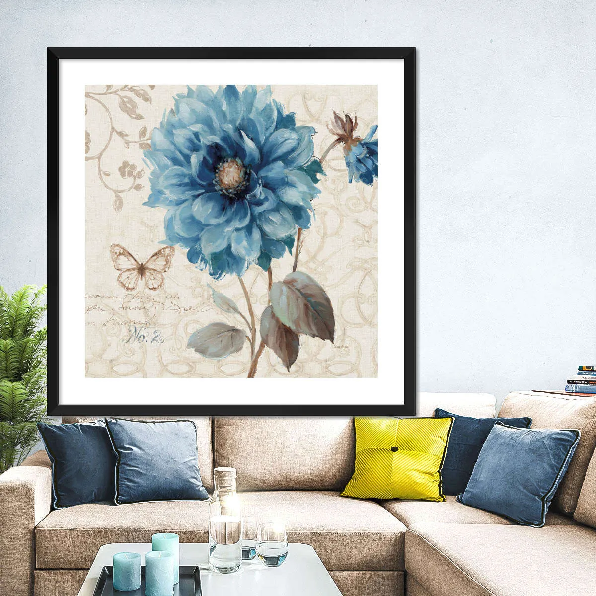 A Blue Note II Wall Art
