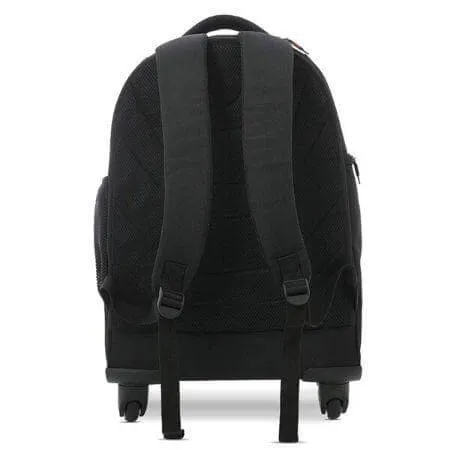 Aerolite (55x35x23cm) Executive 4 Wheel Mobile Trolley Backpack Business Hand Cabin Luggage (x2 Set)