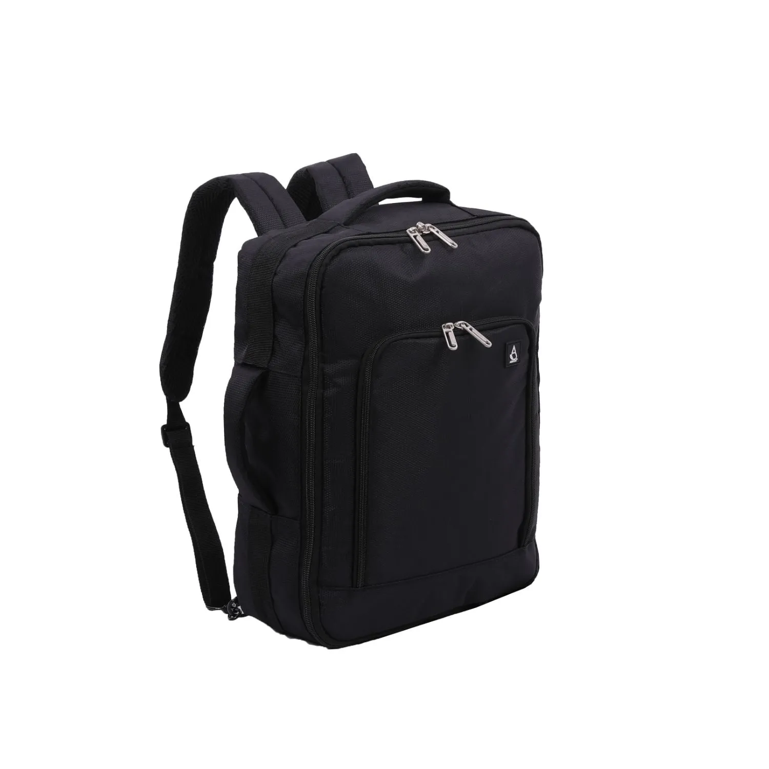 AEROLITE British Airways Max (40x30x15cm) New and Improved 2024, Max Size For BA, KLM, Air France, Approved For EasyJet, Virgin Atlantic Under Seat Flight Backpack, Black