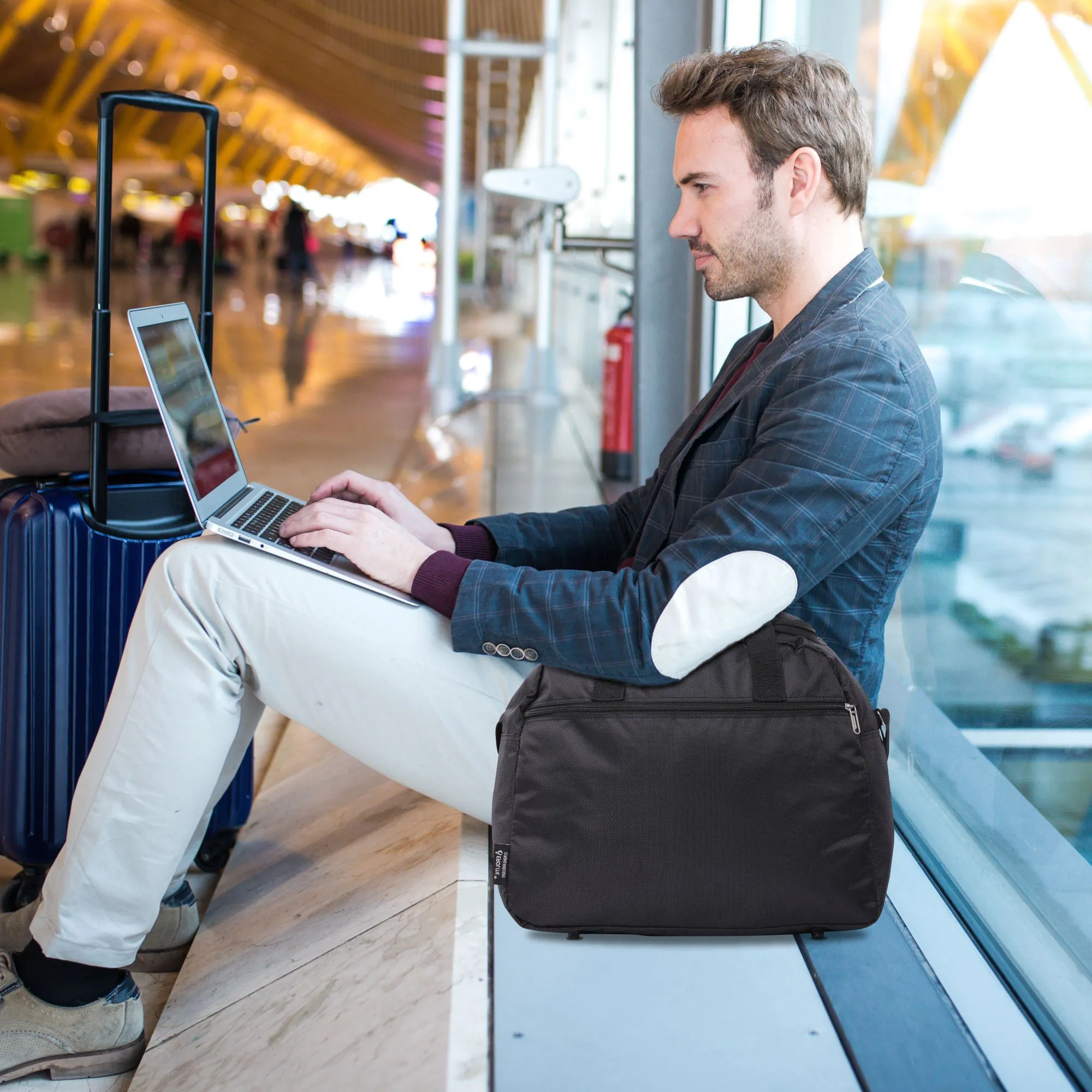 Aerolite Easyjet Maximum 2024 Holdall (45x36x20cm) Cabin Bag,  Digital Luggage Scales, and TSA Approved Three Dial Combination Lock
