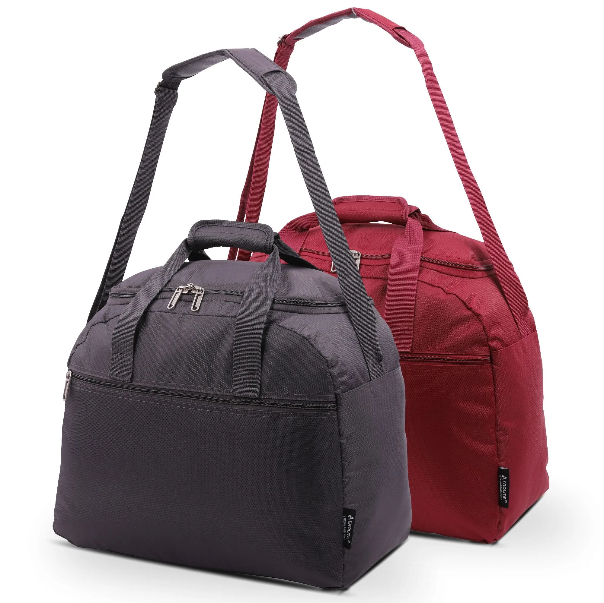 Aerolite Easyjet Maximum Size (45x36x20cm) Holdall New and Improved 2024 Cabin Luggage Under Seat Flight Bag