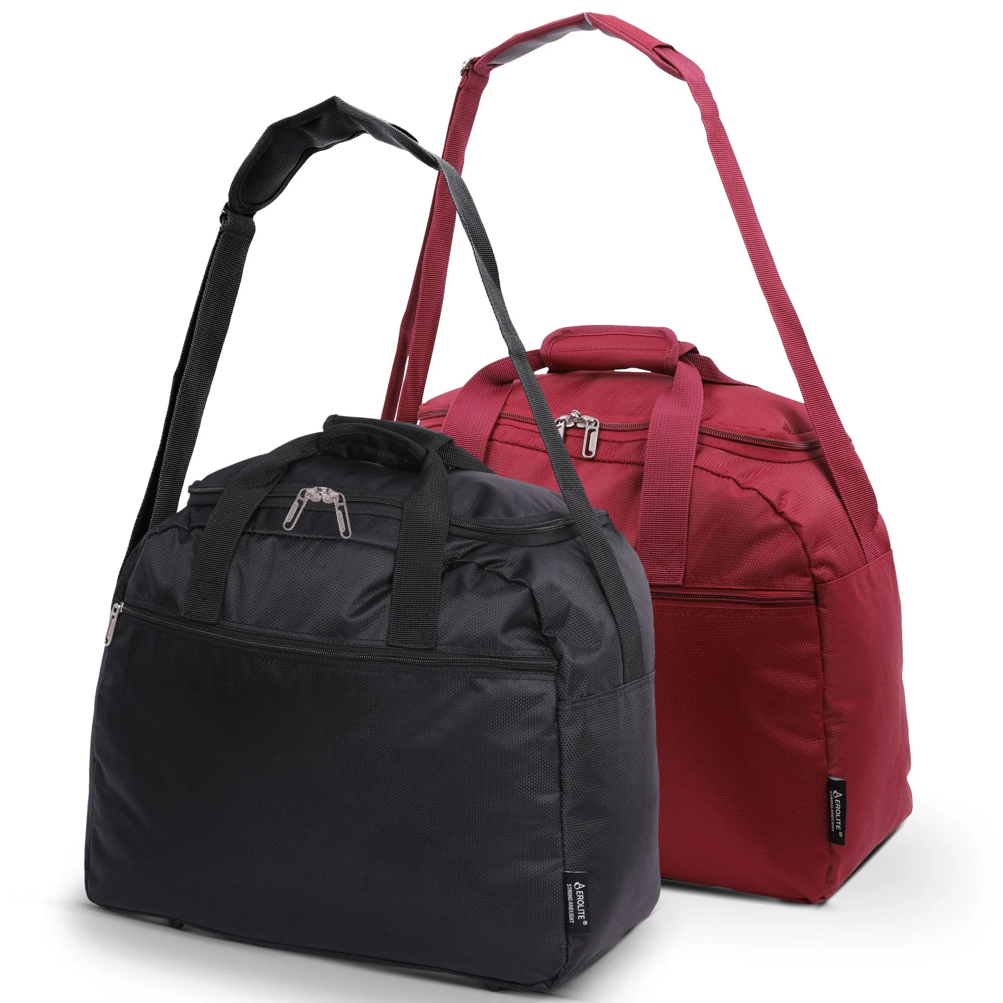 Aerolite Easyjet Maximum Size (45x36x20cm) Holdall New and Improved 2024 Cabin Luggage Under Seat Flight Bag