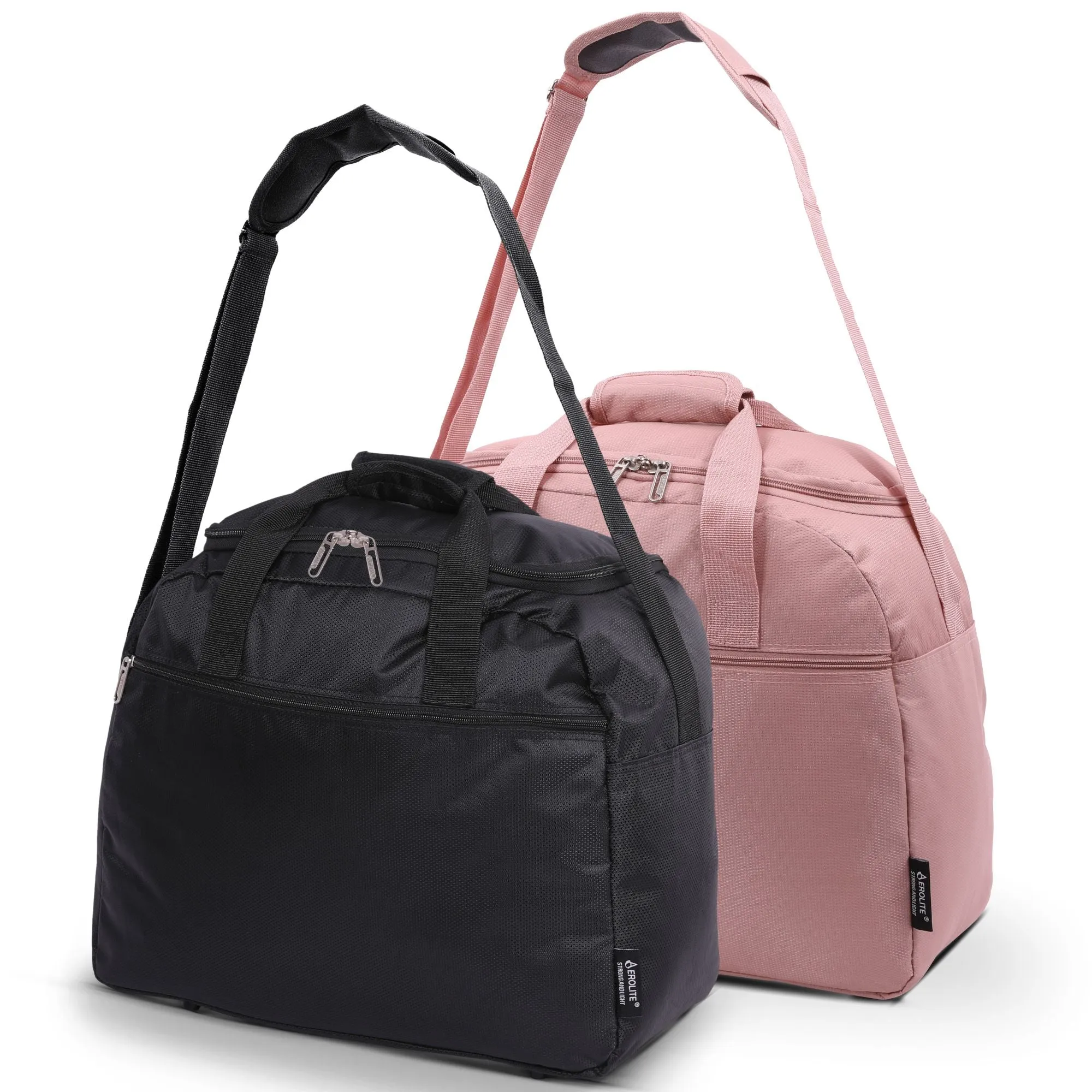 Aerolite Easyjet Maximum Size (45x36x20cm) Holdall New and Improved 2024 Cabin Luggage Under Seat Flight Bag