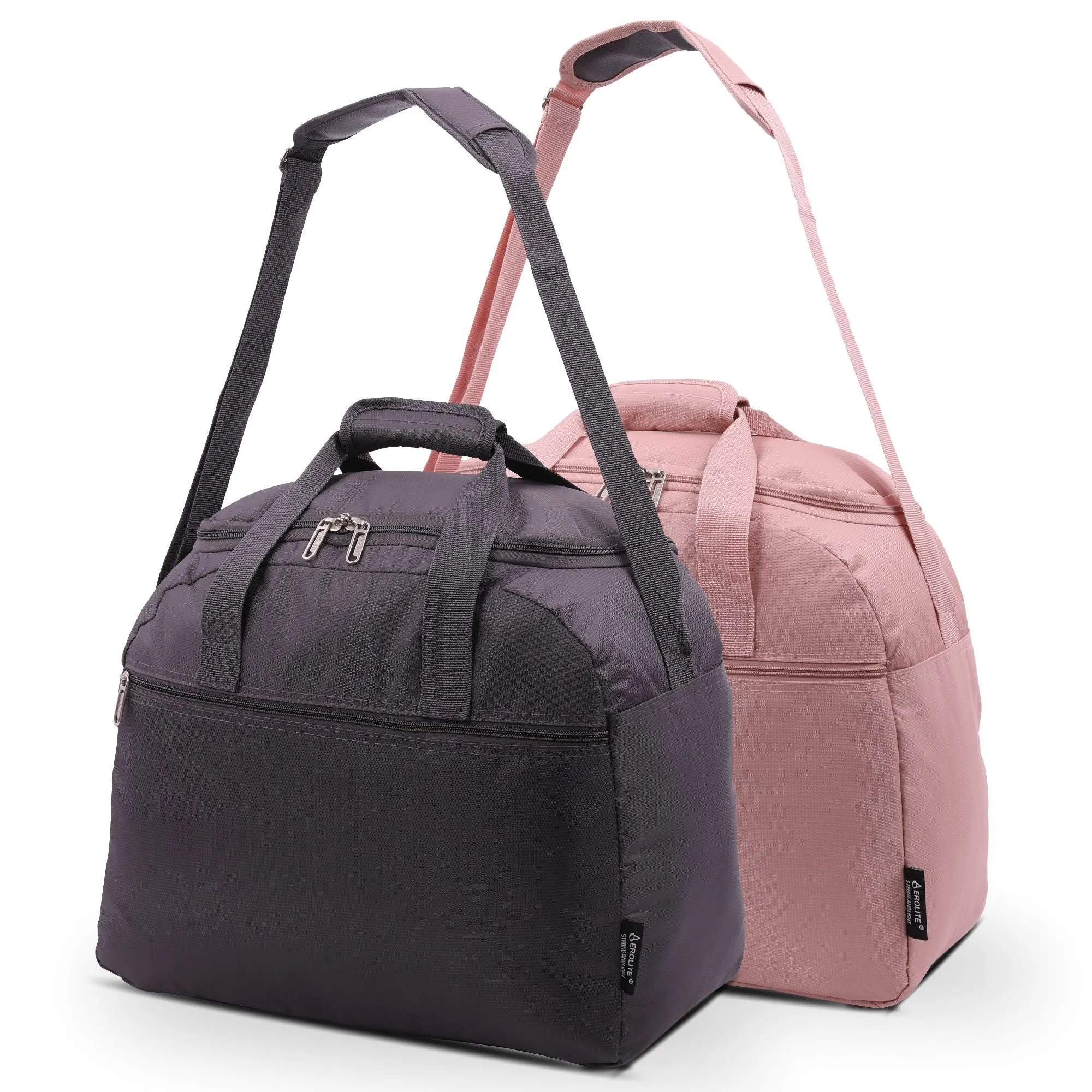 Aerolite Easyjet Maximum Size (45x36x20cm) Holdall New and Improved 2024 Cabin Luggage Under Seat Flight Bag