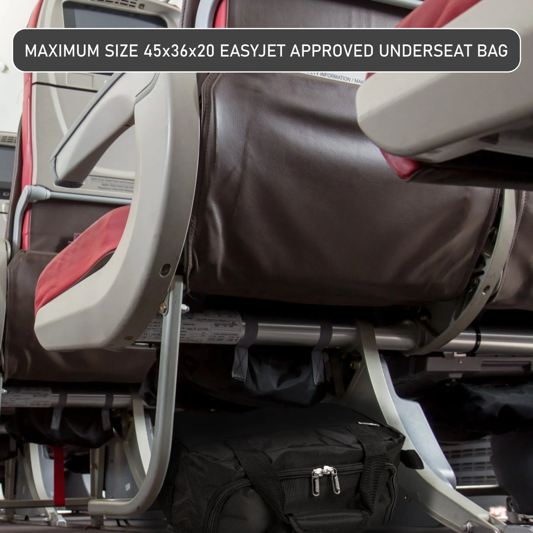 Aerolite Easyjet Ultimate Luggage Set, Large Cabin 56x45x25cm, Underseat Holdall 45x36x20cm, 29” Large Checked Suitcase, Luggage Scale and 2xTSA locks