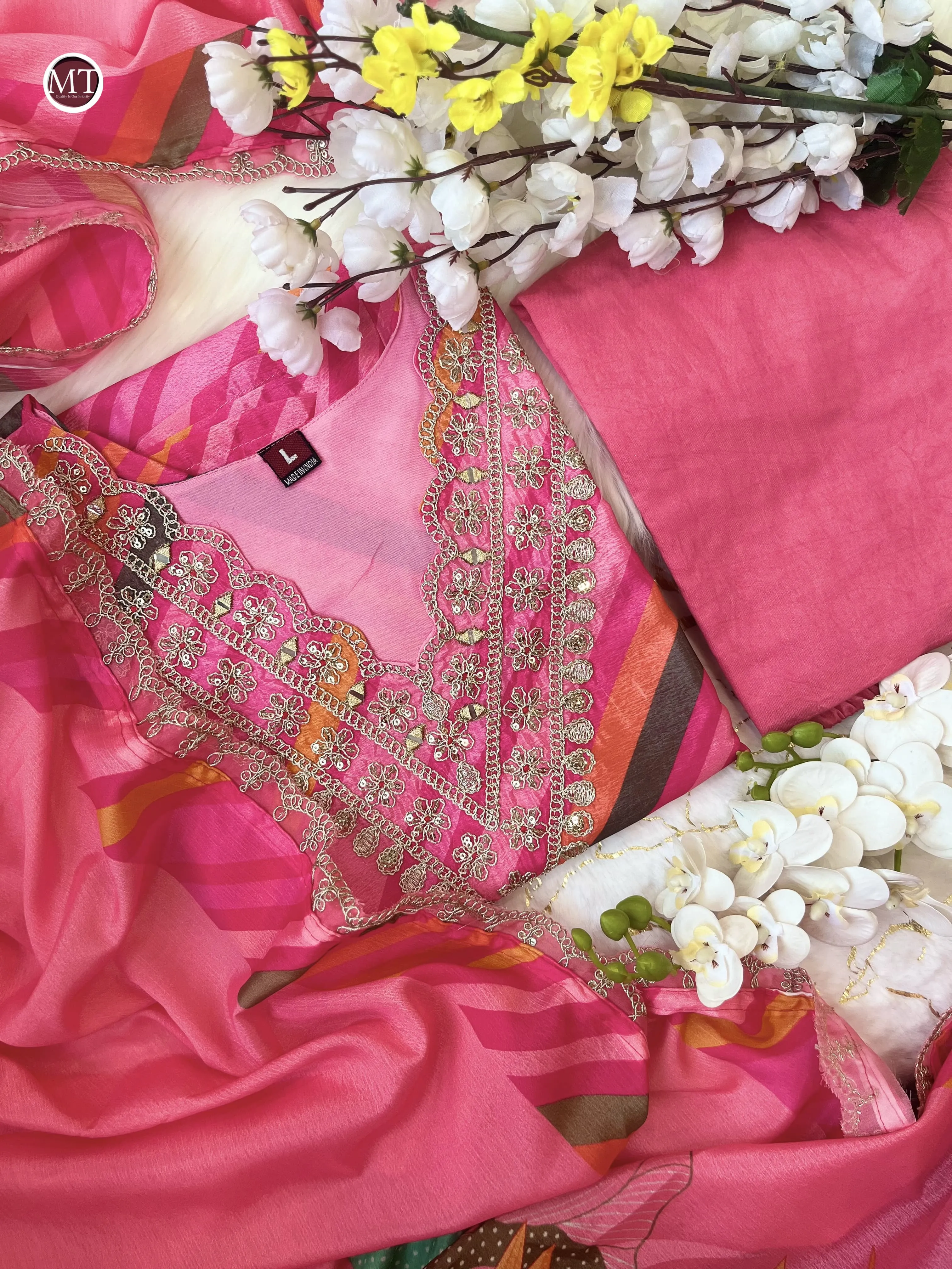 Beautiful Designer Summer Special Chinon Salwar Suit