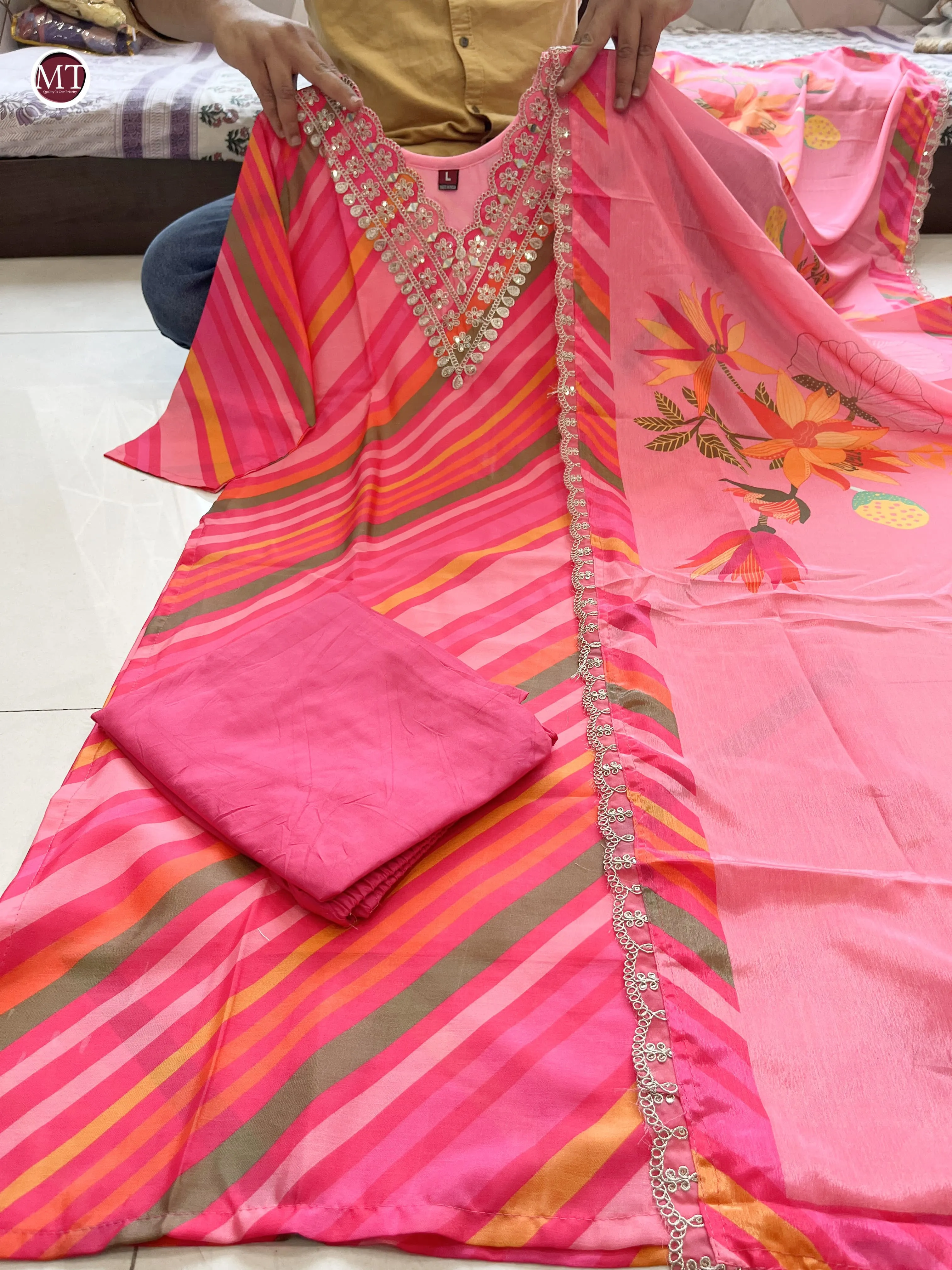 Beautiful Designer Summer Special Chinon Salwar Suit