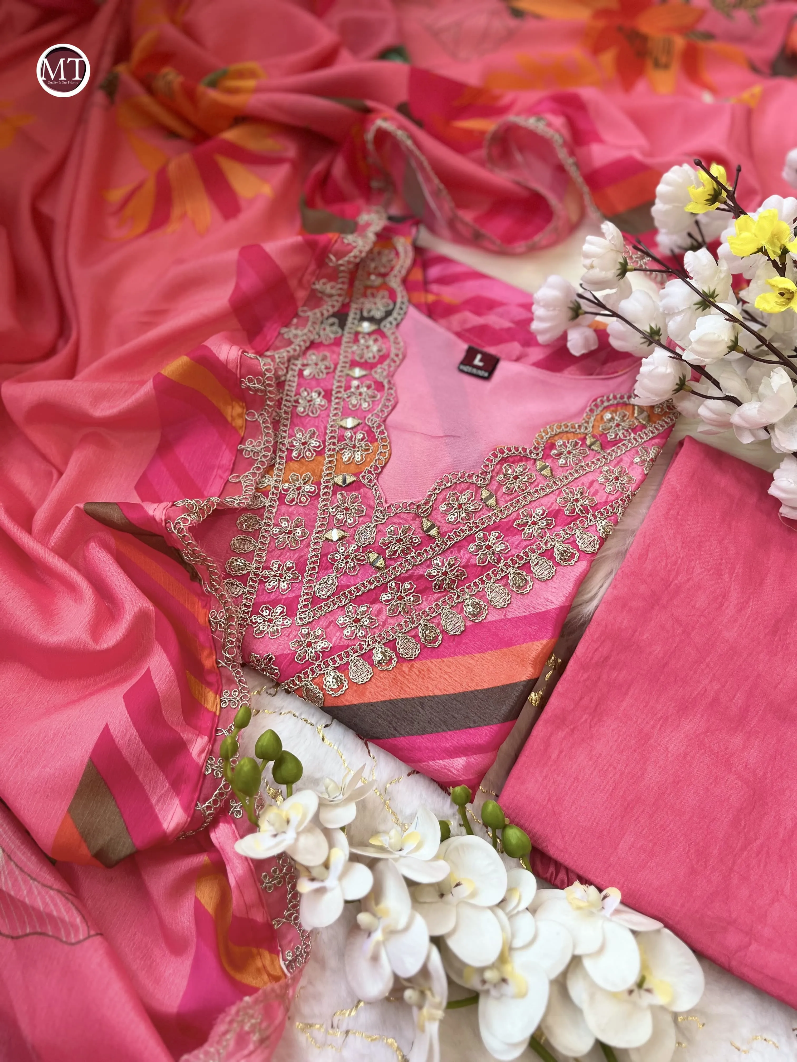 Beautiful Designer Summer Special Chinon Salwar Suit
