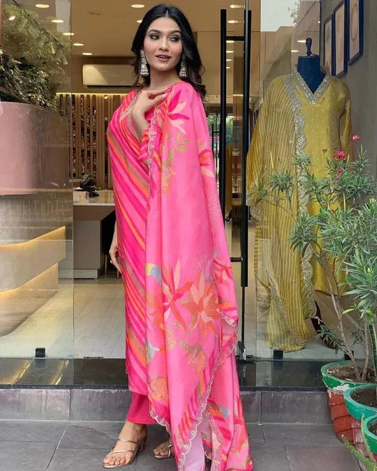 Beautiful Designer Summer Special Chinon Salwar Suit