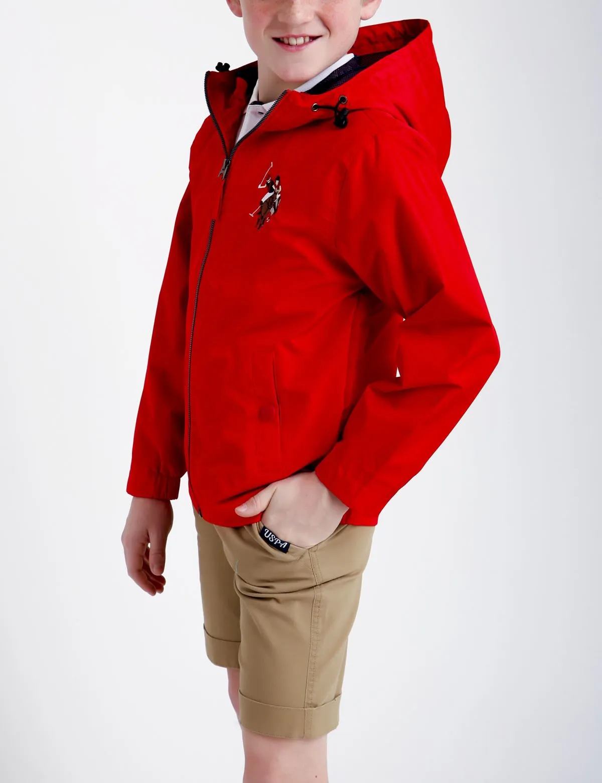 BOYS MULTICOLOR LOGO WINDBREAKER