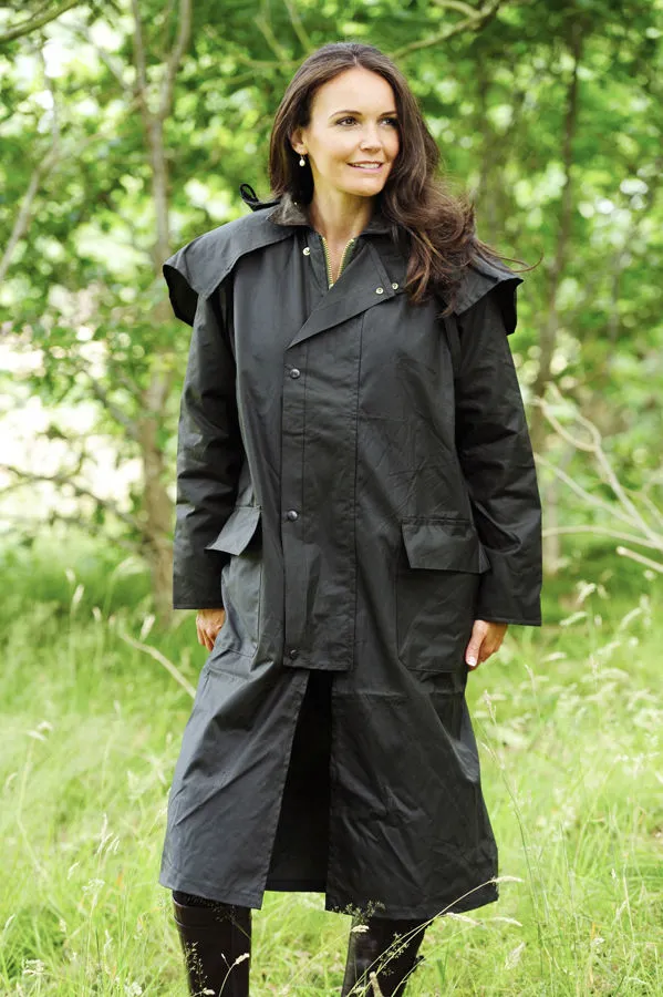 Bronte Long Wax Cotton Coat