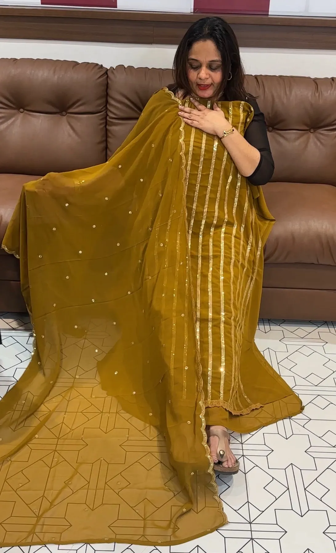 BUDGET BUY UNSTITCHED SALWAR SUITS  - IHA 14169