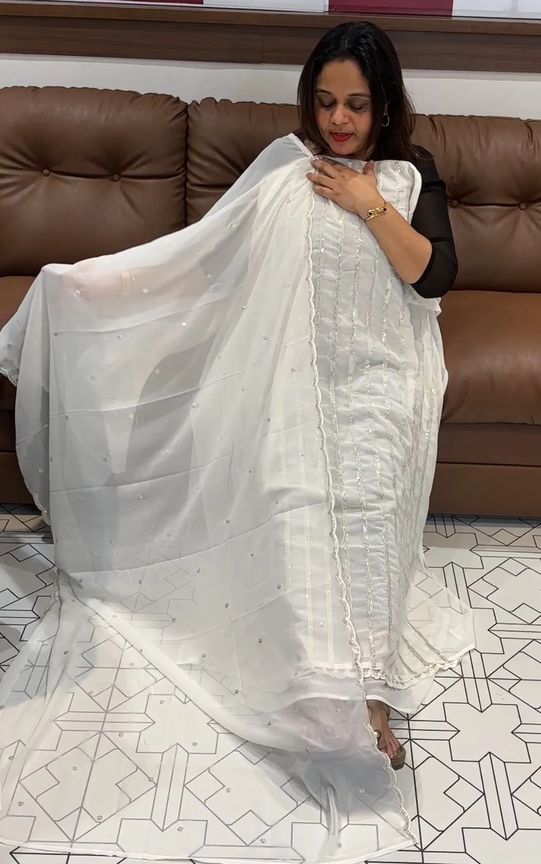 BUDGET BUY UNSTITCHED SALWAR SUITS  - IHA 14169