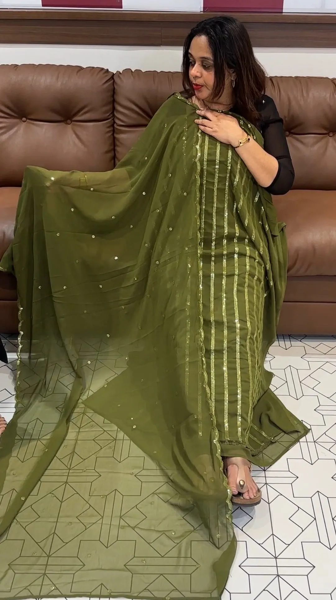 BUDGET BUY UNSTITCHED SALWAR SUITS  - IHA 14169