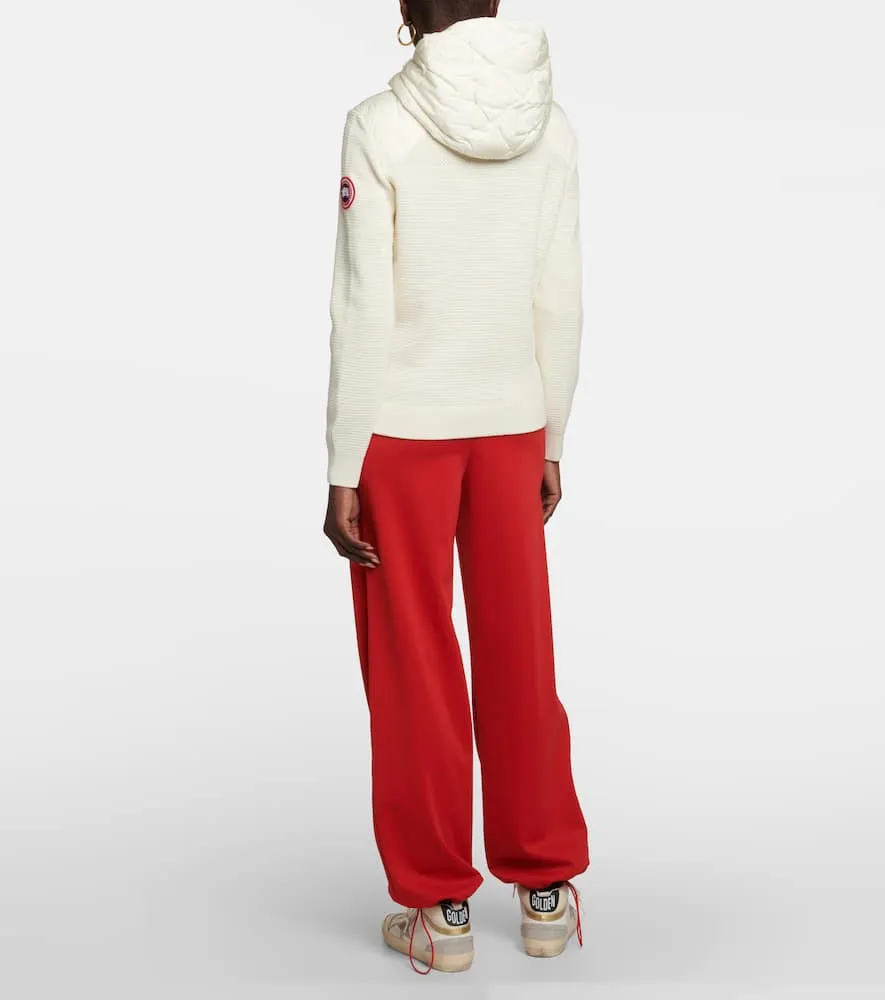 Canada Goose HyBridge√Ç¬Æ down-paneled wool hoodie