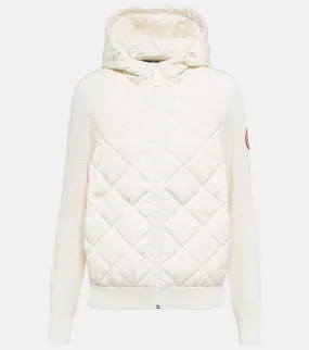 Canada Goose HyBridge√Ç¬Æ down-paneled wool hoodie