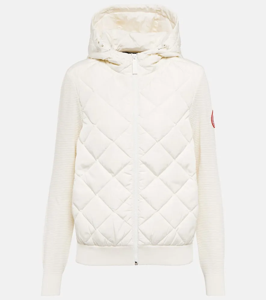 Canada Goose HyBridge√Ç¬Æ down-paneled wool hoodie