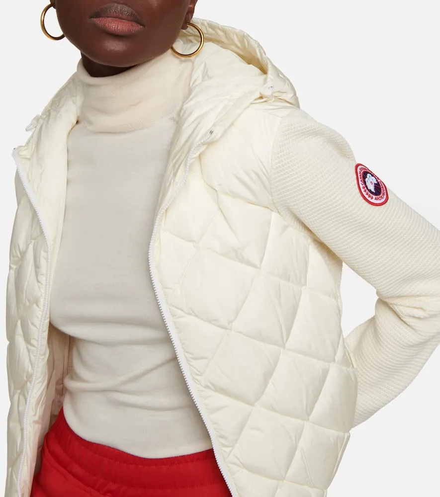 Canada Goose HyBridge√Ç¬Æ down-paneled wool hoodie