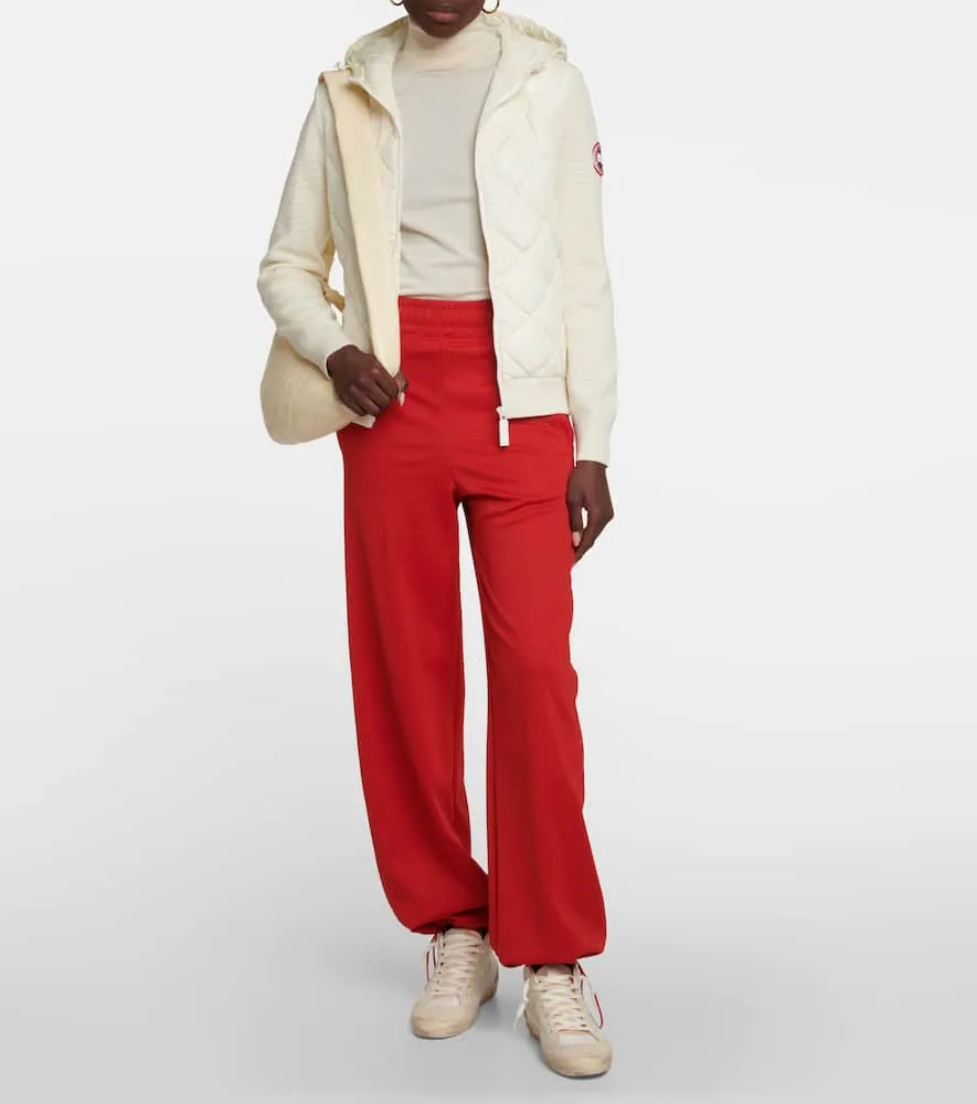 Canada Goose HyBridge√Ç¬Æ down-paneled wool hoodie