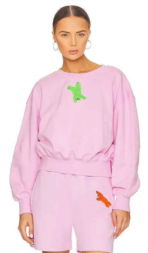 Canada Goose Muskoka Cropped Crewneck in Pink