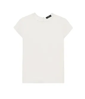 Cap Sleeve Shell Top Ivory
