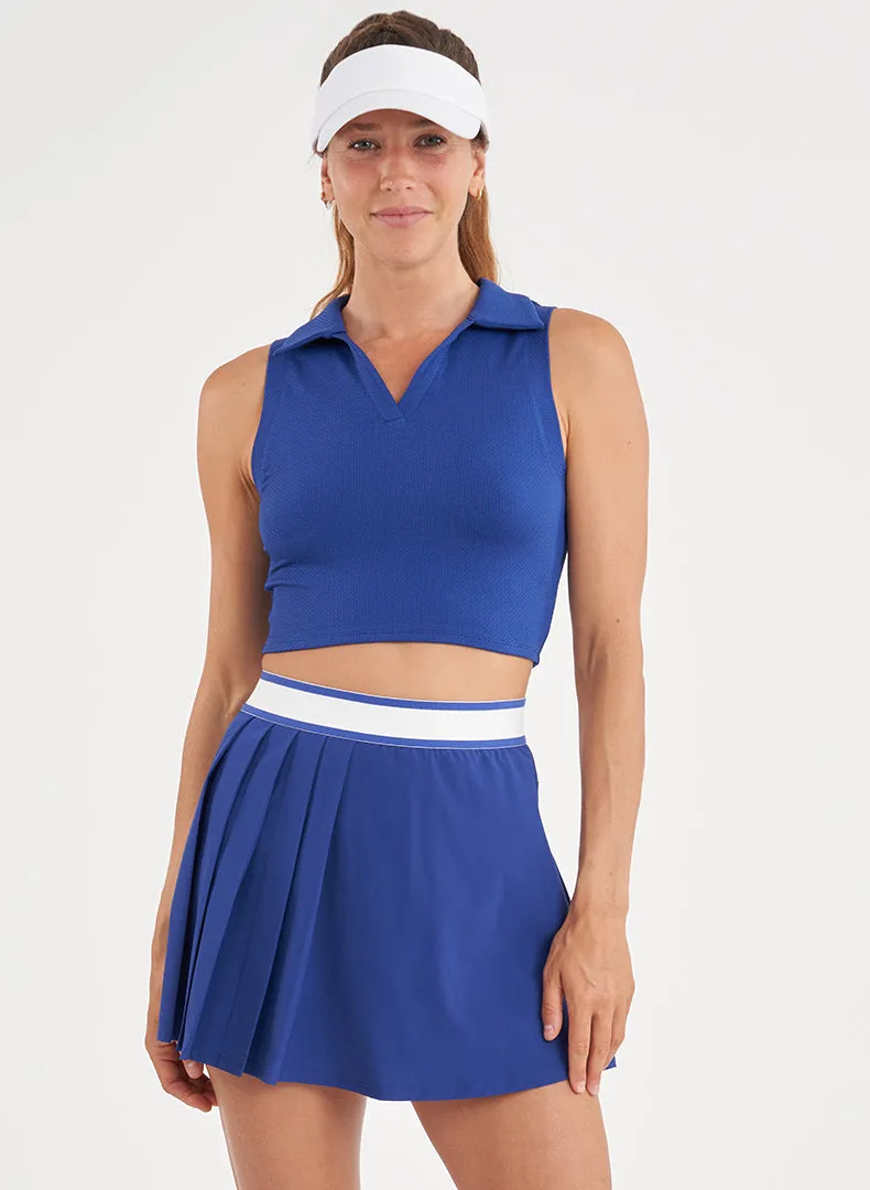 Courtside Crop Polo