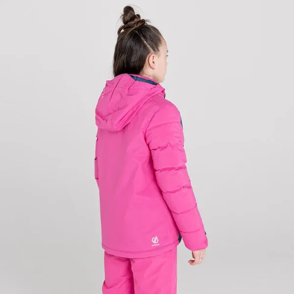Dare2b Kids Cheerful Waterproof  Ski Jacket-RASPBERRY