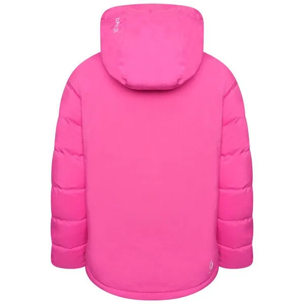 Dare2b Kids Cheerful Waterproof  Ski Jacket-RASPBERRY