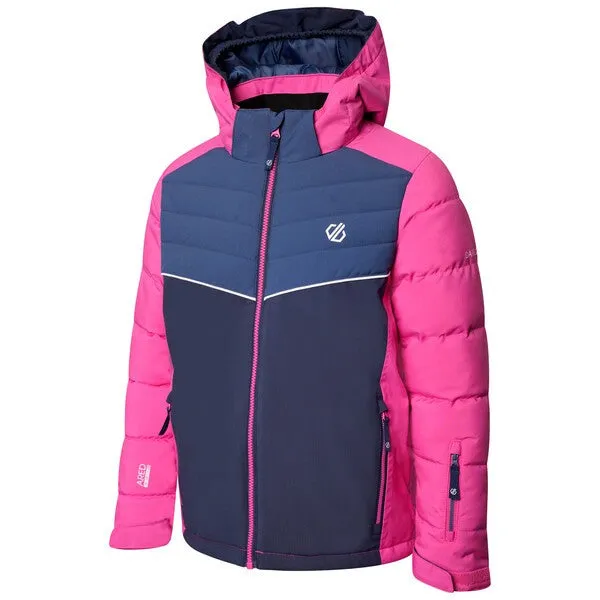 Dare2b Kids Cheerful Waterproof  Ski Jacket-RASPBERRY