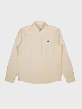 Edmmond Studios BD Striped Duck Shirt in Light Yellow