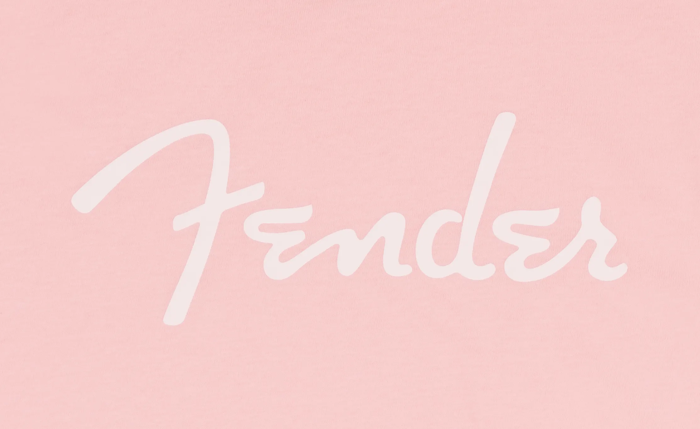 Fender® Spaghetti Logo T-Shirt, Shell Pink