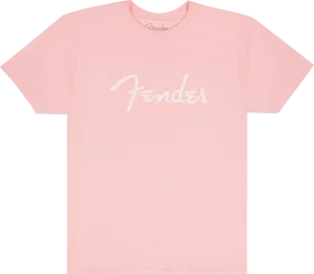 Fender® Spaghetti Logo T-Shirt, Shell Pink