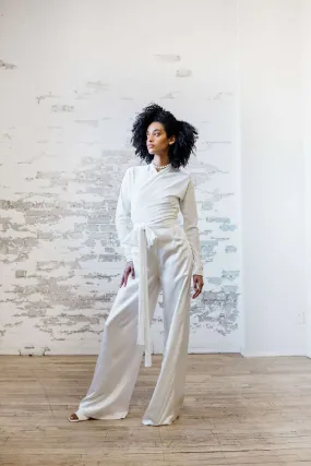 GENOISE Satin Pridal Pants