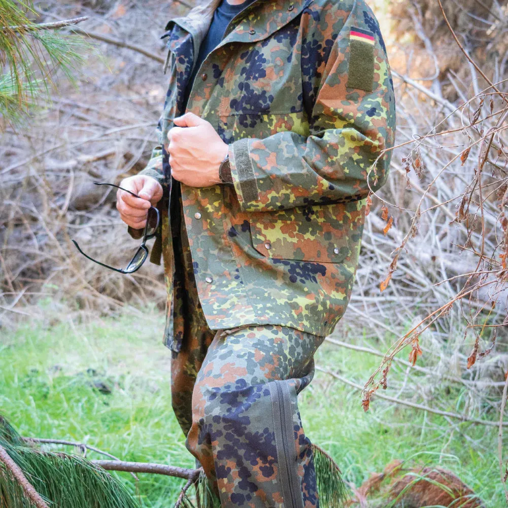German Flecktarn Rain Jacket