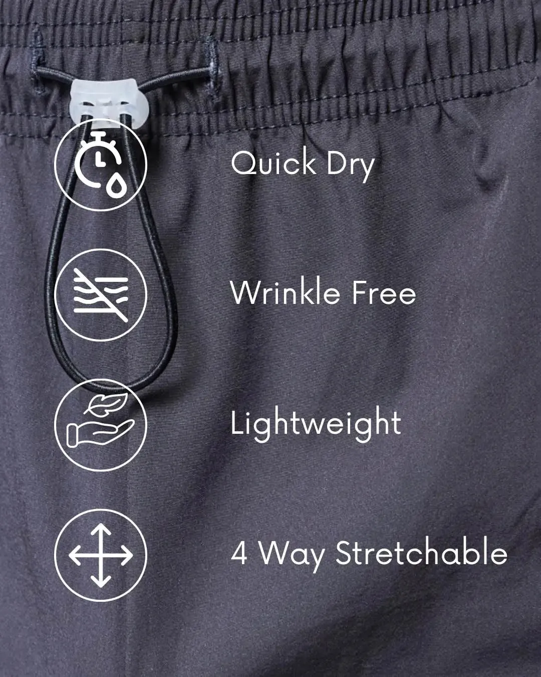 Grey Chase Rapid Dry Shorts