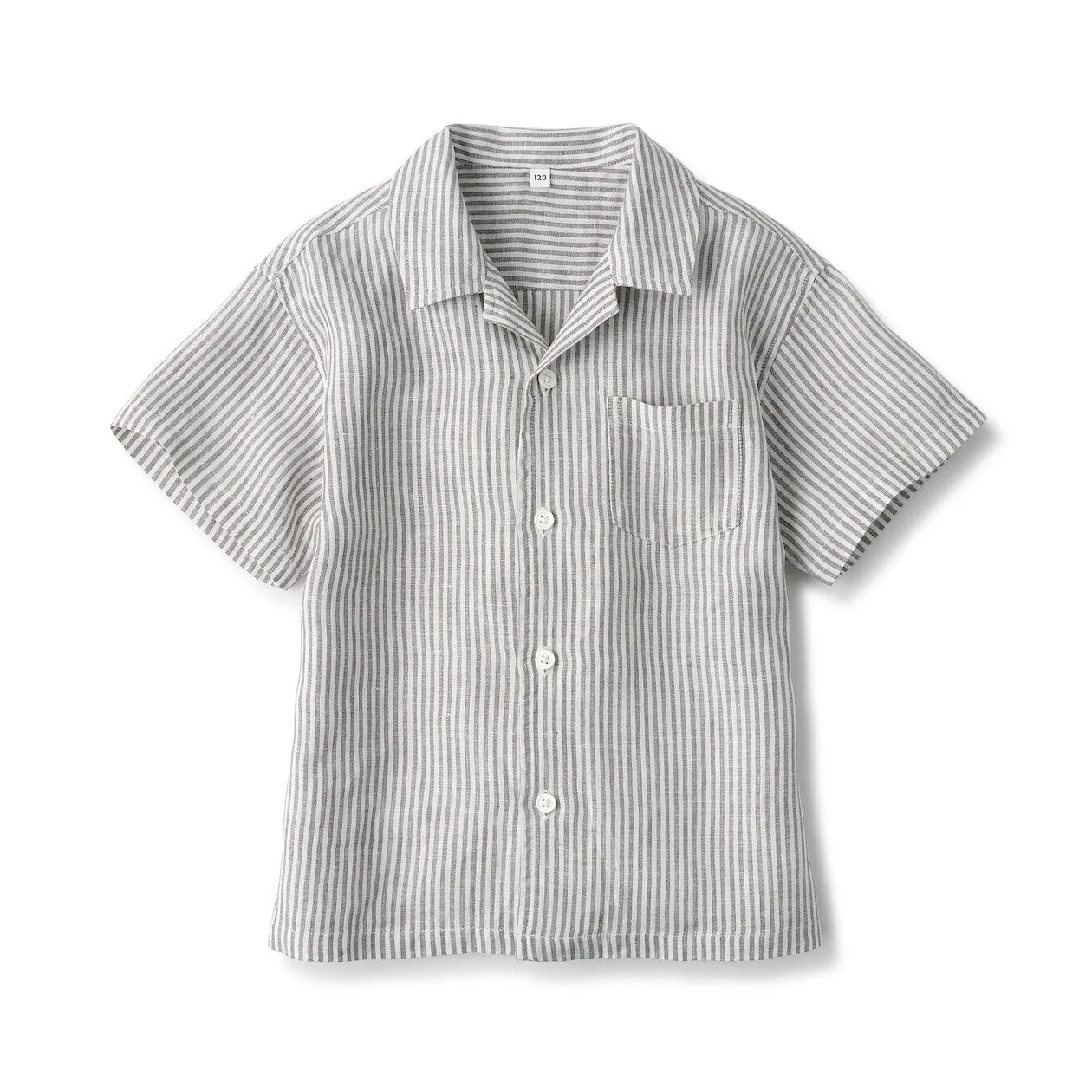 Hemp Washed Short Sleeve Shirt (5-14Y)