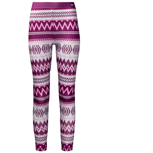 Jack Wolfskin Womens GInuit Tights Winter Warm Breathable Soft Stretchy Trousers