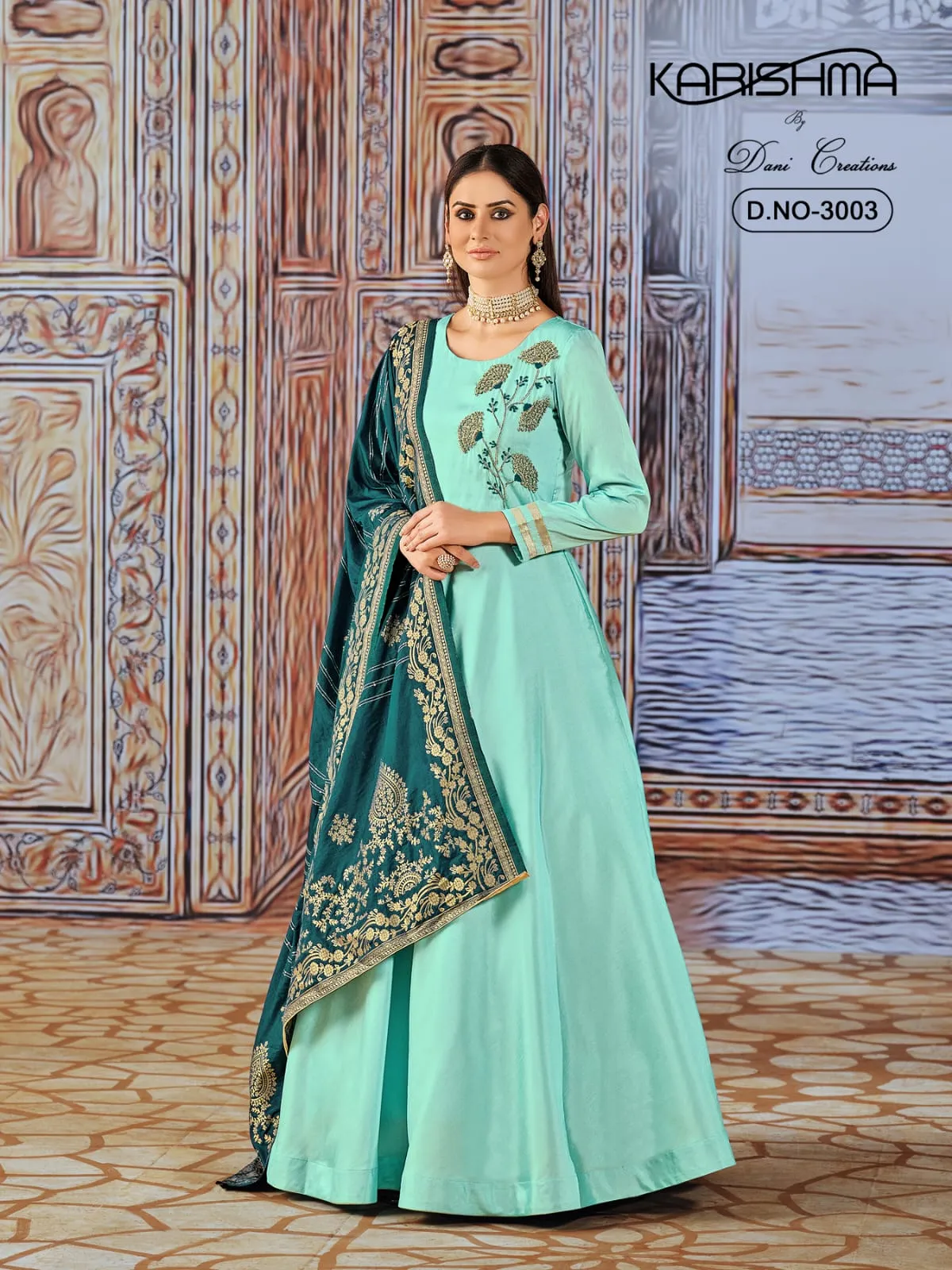 KARISHMA VOL 3 SILK WITH FANCY DESINGER READY MADE GOWN SUIT
