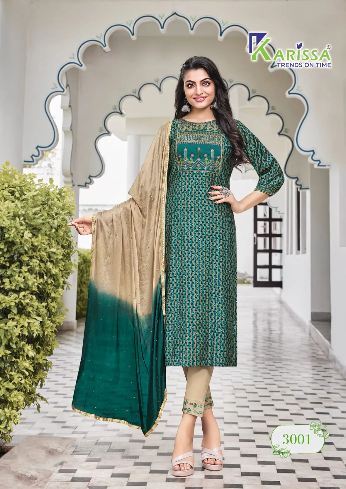 KARISSA SIYA VOL 3 PRINT KURTI WITH BOTOM AND DUPATTA