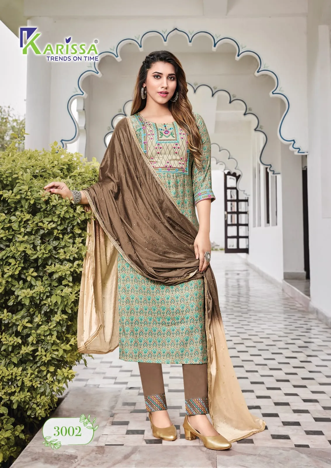 KARISSA SIYA VOL 3 PRINT KURTI WITH BOTOM AND DUPATTA