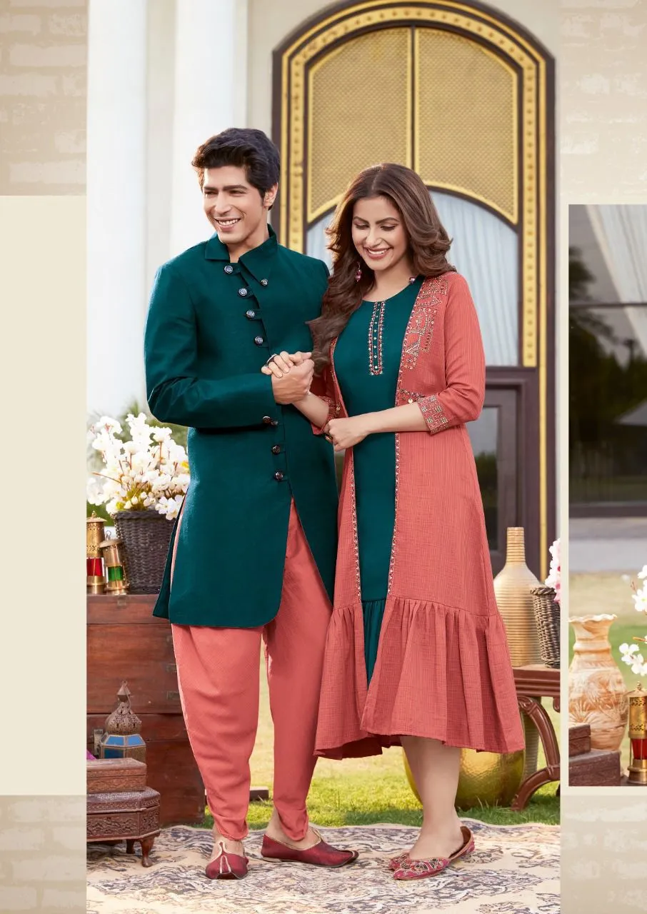 Koodee Sarah Catalog Chinon With Inner Anarkali kurtis