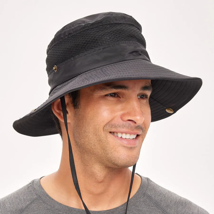 Mens UV Protection Foldable Sun Hat