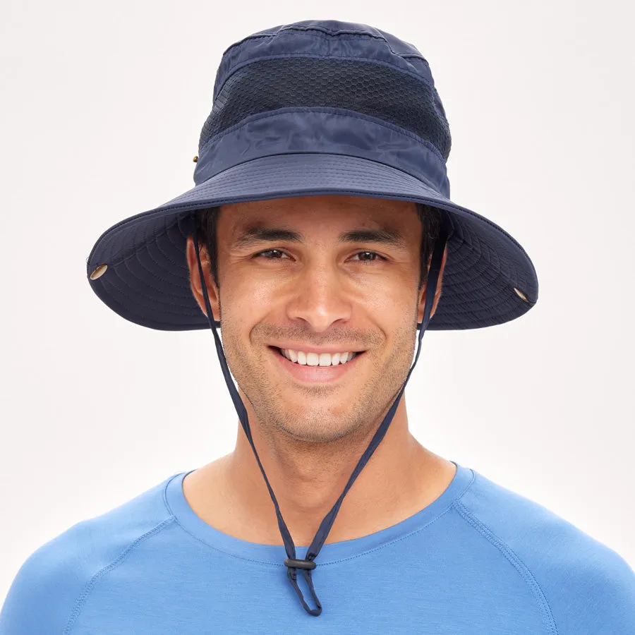 Mens UV Protection Foldable Sun Hat