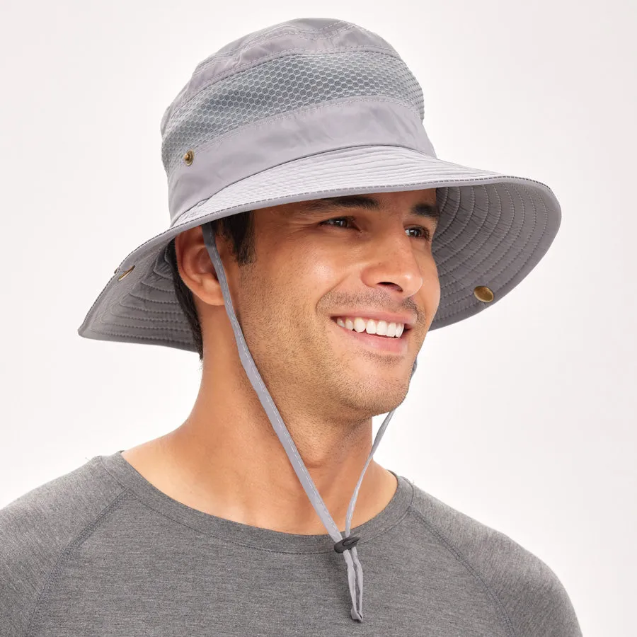 Mens UV Protection Foldable Sun Hat
