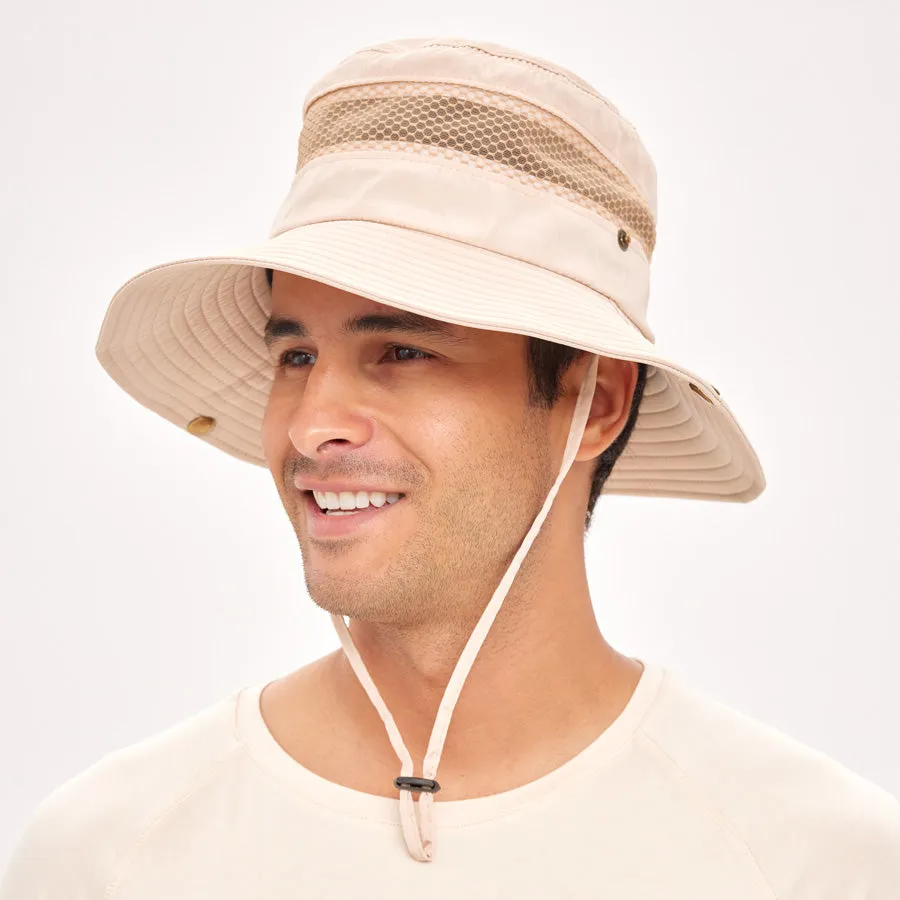 Mens UV Protection Foldable Sun Hat
