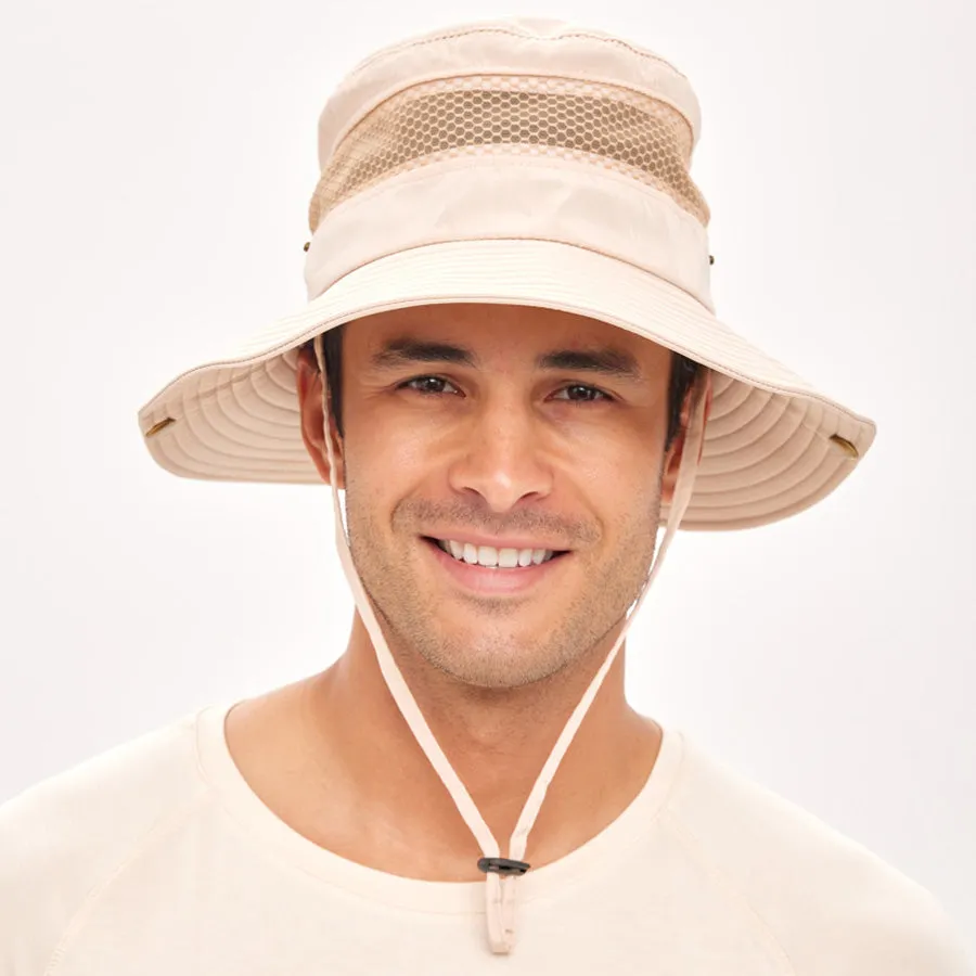 Mens UV Protection Foldable Sun Hat