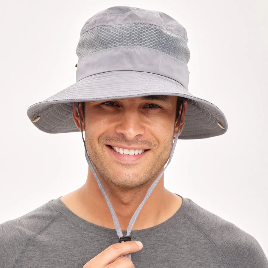 Mens UV Protection Foldable Sun Hat