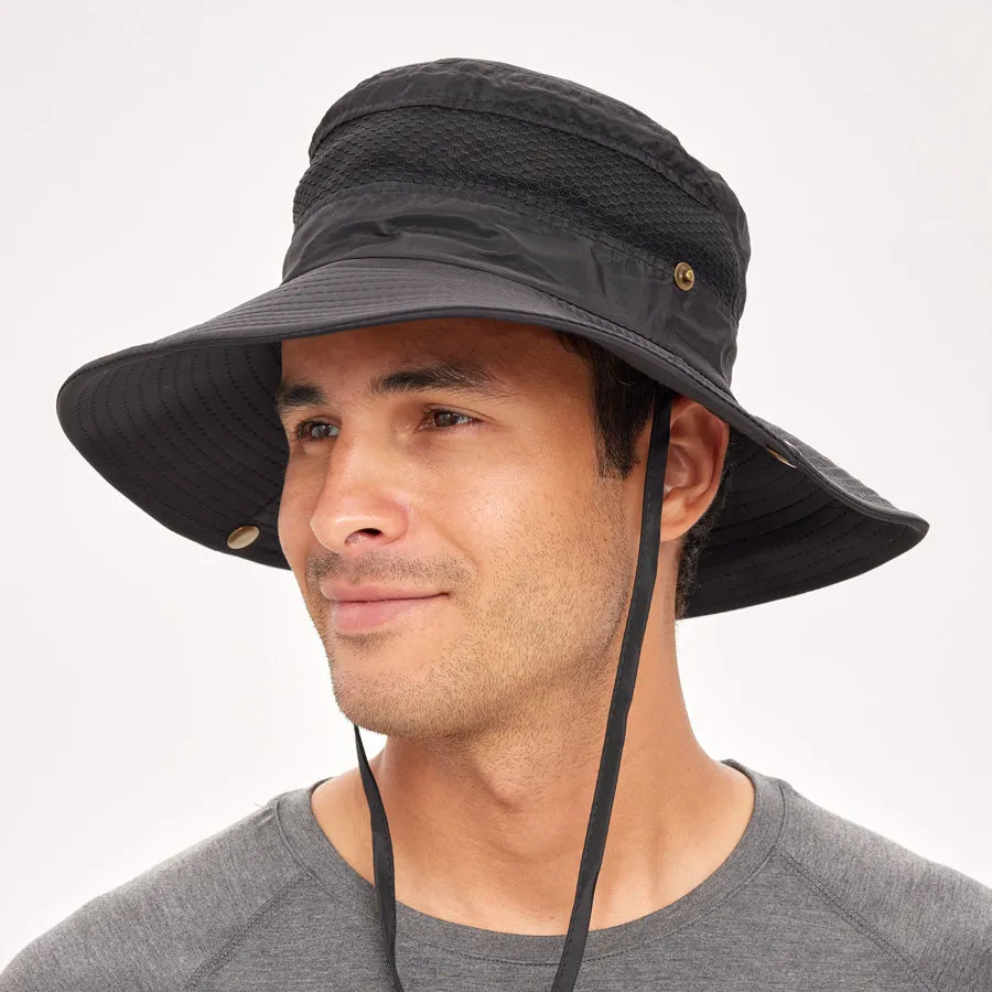 Mens UV Protection Foldable Sun Hat
